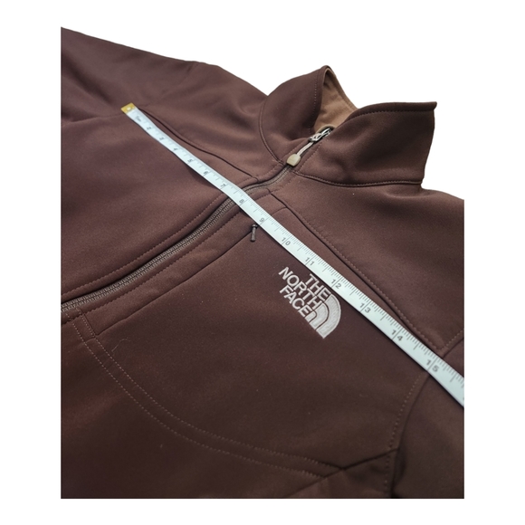 The North Face Apex Soft Shell Jacket Brown and Blue, (Small) - Picture 13 of 16